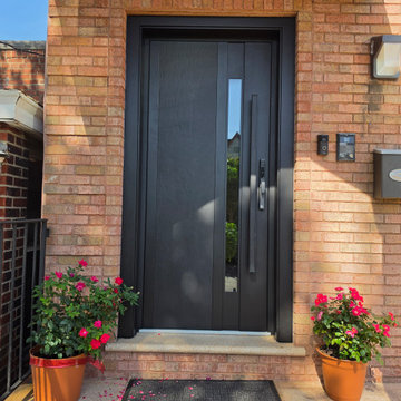 Dekton 0163 Ardesia Nero With fingerprint smart lock