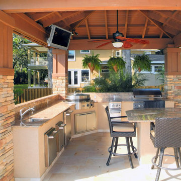 Outdoor Kitchen Installations with Evo Circular Cooktop