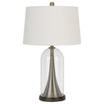 Cal - Cal BO-2989TB Camargo - 1 Light Table lamp - Refresh your space with this reverse torch table lCamargo 1 Light Tabl Glass/Antique Brass  *UL Approved: YES Energy Star Qualified: n/a ADA Certified: n/a  *Number of Lights: 1-*Wattage:150w E26 Medium Base bulb(s) *Bulb Included:No *Bulb Type:E26 Medium Base *Finish Type:Glass/Antique Brass