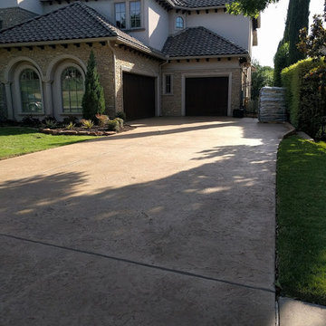 Stamped Concrete Patio, Pooldeck, Driveway and walkway.