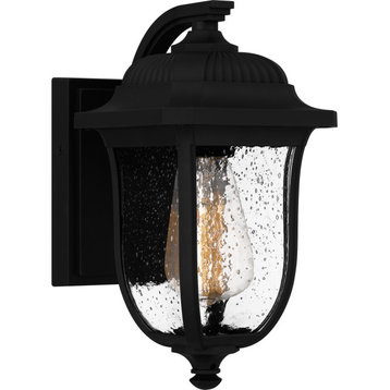 Quoizel MUL8406 Mulberry 12" Tall Wall Sconce - Matte Black
