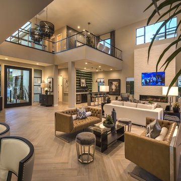 Plan 2 Downstairs at Lago Vista at Lake Las Vegas