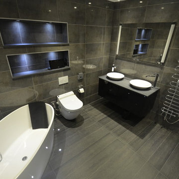 Luxury bathroom in Chelsea London steam room