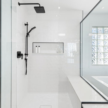 Witherspoon Project – A White & Modern Ensuite Design