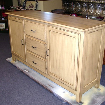 Distressed Paint Finished Server
