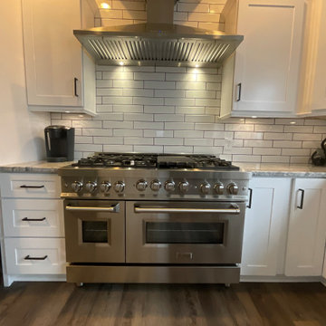 Before & After Shaker White Kitchen
