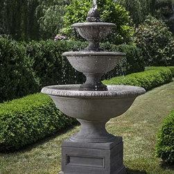 Monteros Tiered Outdoor Water Fountain - Outdoor Fountain And Pond Accessories