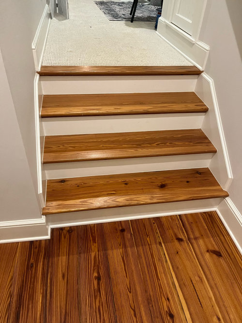 Upstairs and downstairs flooring?