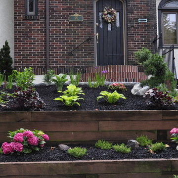 Tiered Beds Garden Design - Closeup