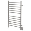 Radiant Large Hardwired Towel Warmer, Polished, Straight Bars