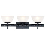 Lite Source - Lite Source LS-16533 Squire - Three Light Bath Vanity - 3-Lite Vanity Lamp, Ant./Copper W/Frost Glass Shade, G 40Wx3.  Shade Included: YesSquire Three Light Bath Vanity Antique Copper Frosted Glass *UL Approved: YES *Energy Star Qualified: n/a  *ADA Certified: n/a  *Number of Lights: Lamp: 3-*Wattage:40w G bulb(s) *Bulb Included:Yes *Bulb Type:G *Finish Type:Antique Copper
