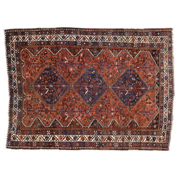 Antique Persian Shiraz Rug, 07'00 X 09'04