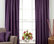 Purple Rod Pocket Velvet Curtain / Drape / Panel - 60W x 108L - Piece