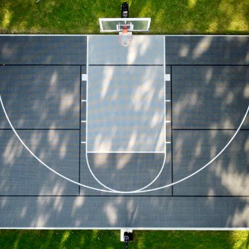 SNAPSPORTS Backyard Home Court for Basketball -