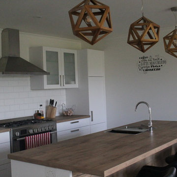 Warm and Organic - White and Timber