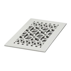 Reggio Register - Reggio Register 814, Gray Aluminum, Holes - Registers Grilles And Vents