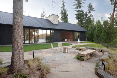 Inspiration for a contemporary patio remodel in Other