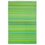 Green Decore - Lightweight Indoor/Outdoor Reversible Plastic Rug Weaver, Multi Green, 8x10 Ft ( - Easy to clean Resistant to moisture and can simply be wiped clean, Made from recycled plastic.