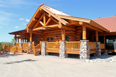 Example of a mountain style exterior home design in Other