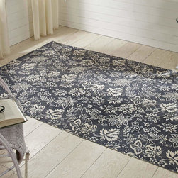 April & Olive - Lilianna Navy Rug 48X72 - Area Rugs