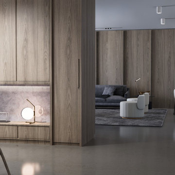 Proyecto  cocina Paz , departamento central park , bosque real // atlantico arqs