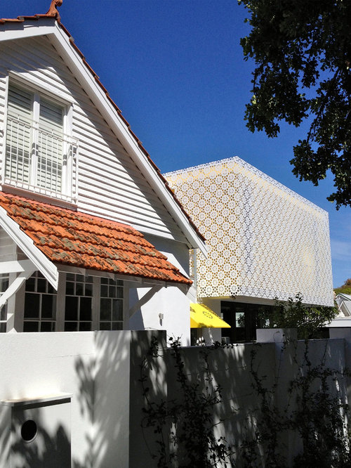 Gelbe Häuser mit Metallfassade Ideen, Design & Bilder | Houzz