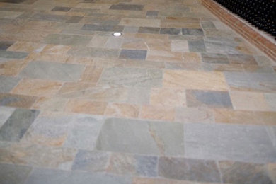 Pavimentazione cotto - mosaico - legno - pietra