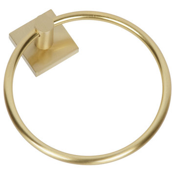 1100 Series Bath Towel Ring, Satin Brass
