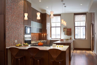 Trendy kitchen photo in New York