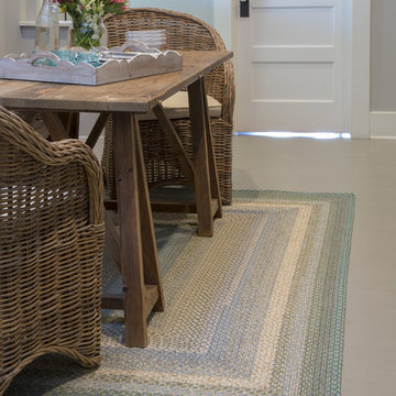 Homespice Baja Blue Cotton Braided Rugs