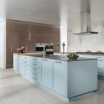 Light Blue Kitchen