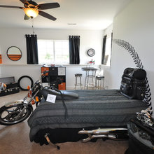 Basement bedroom