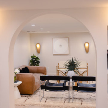 Contemporary Kansas City Basement Finish
