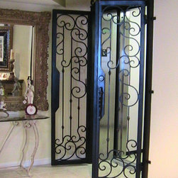 Forge Iron Designs Wrought Iron Elevator Door - Interior Doors
