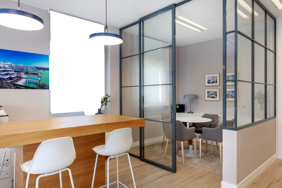 AEDAS HOMES piso piloto promoción Orellana y oficinas