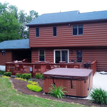 Log Siding (Steel) Install in Port Matilda, PA