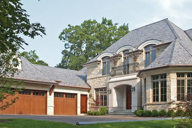Eclectic exterior home idea in Chicago