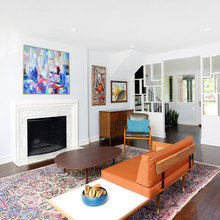 Modern midcentury living room