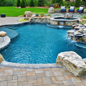 Freeform Pool with Spa Combo 2017