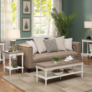 French Country Collection in Driftwood and White