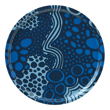 Glacier Round Serving Tray
