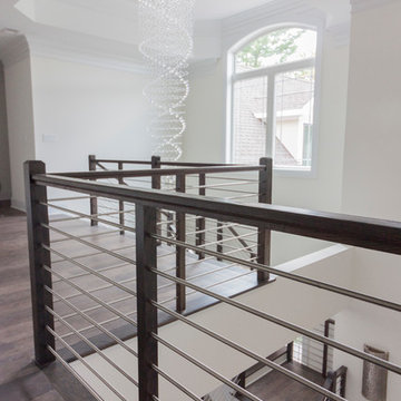Project #50 | Geometric Staircase with Contrasting Tones