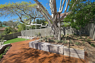 Contemporary garden in Brisbane.
