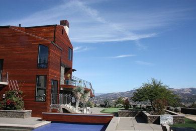 Inspiration for a contemporary exterior home remodel in San Francisco