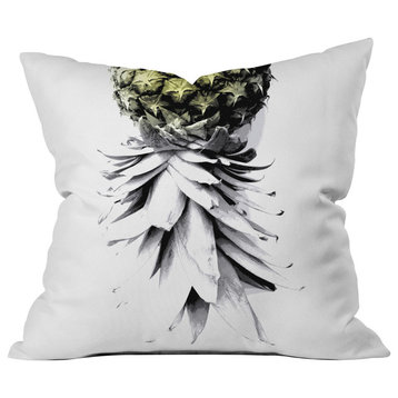 Deb Haugen Pineapple 1 Throw Pillow, 16"x16"