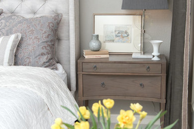 Transitional bedroom photo in Other