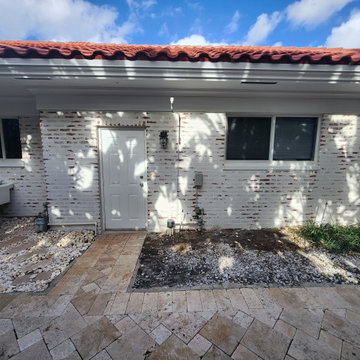 Back of home with German smear