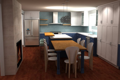 Kitchen remodel renderings