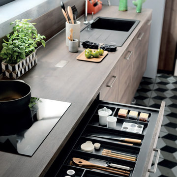 A dramatic and vintage look design by Schmidt kitchens