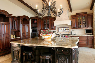 Inspiration for a mediterranean kitchen remodel in Orange County